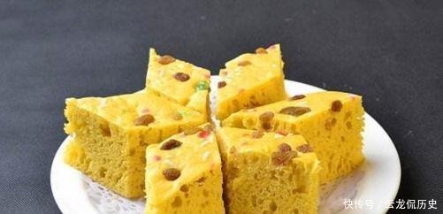玉米面不要只会蒸窝窝头吃,做成这种发糕,孩子也都喜欢吃