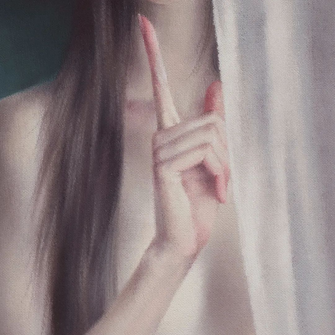 杨超@杨超:人体油画唯美而清雅脱俗,画出了东方女子的纯净与圣洁