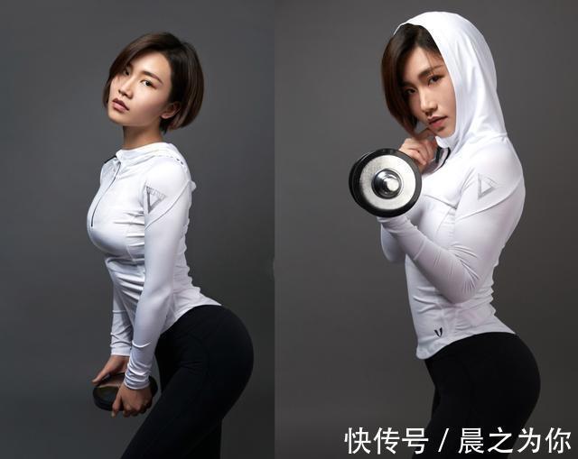 身材|蜜桃女孩张寒希,身体曲线完美,靠健身获得好身材,get同款翘臀