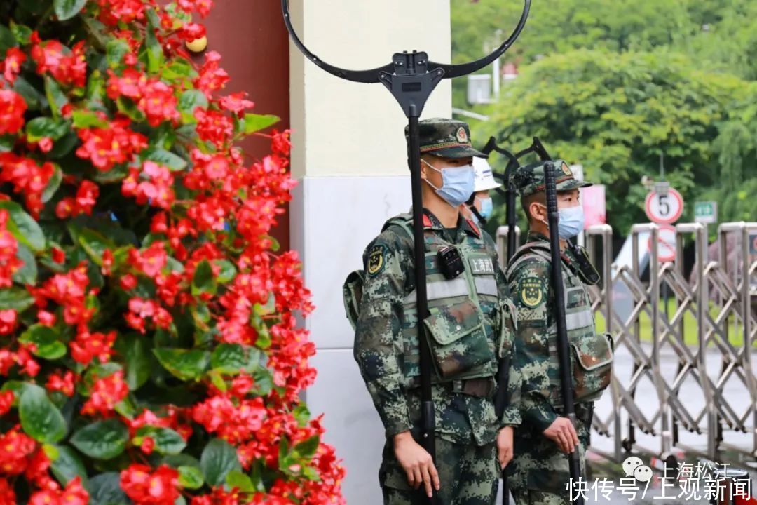 中考|直击松江中考首日，加油少年！愿你们乘风破浪，“试”不可挡