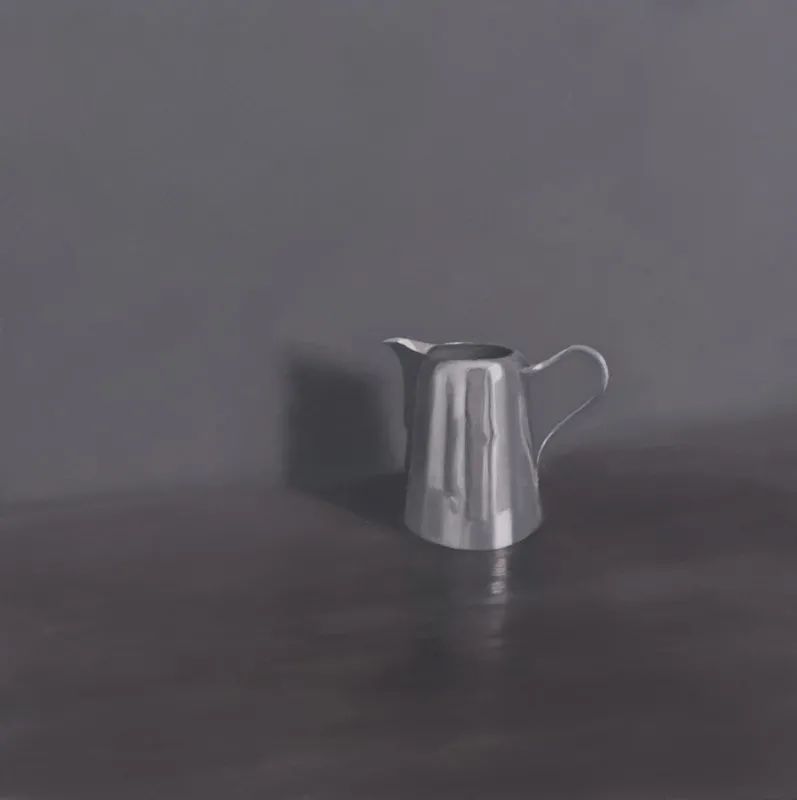 孤独感#柔和的光影和质感,她的静物画散发着一种孤独感!