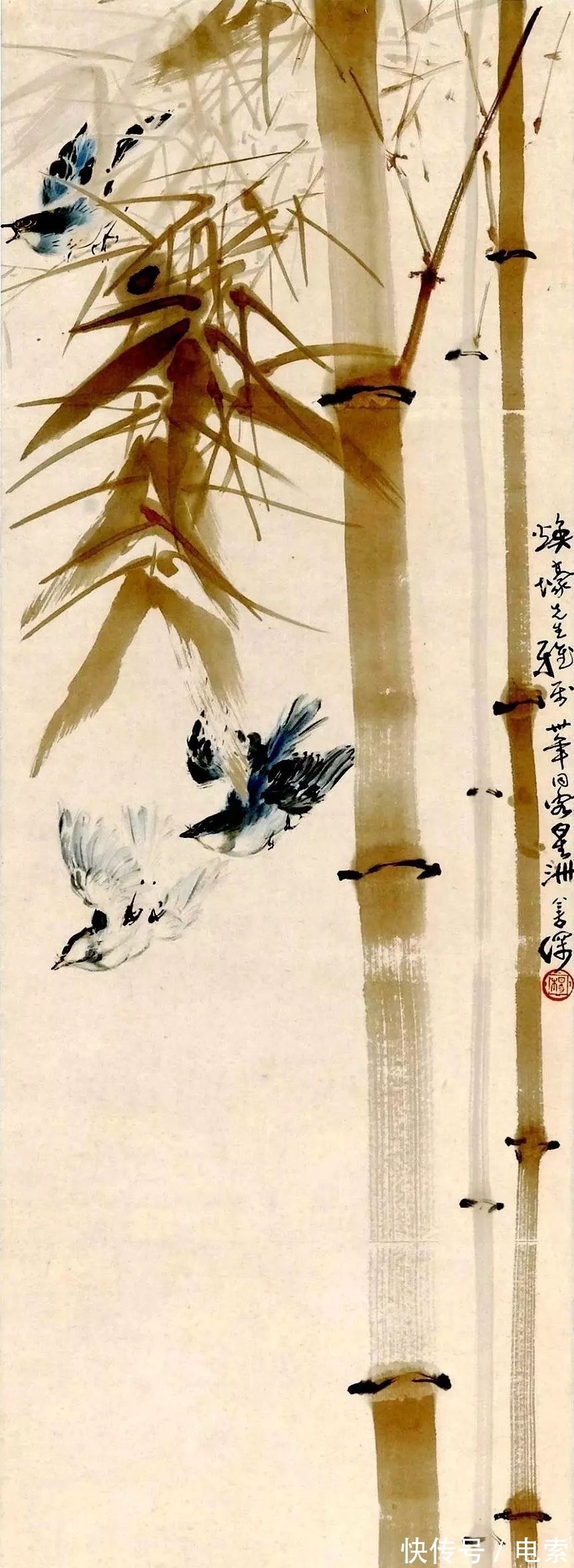 赵少昂|杨善深作品欣赏