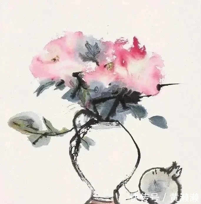 色彩$色彩大师!程十发花鸟画