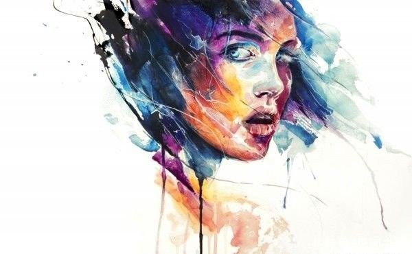  欣赏|「愙斋书法」Silvia Pelissero水彩人物画欣赏