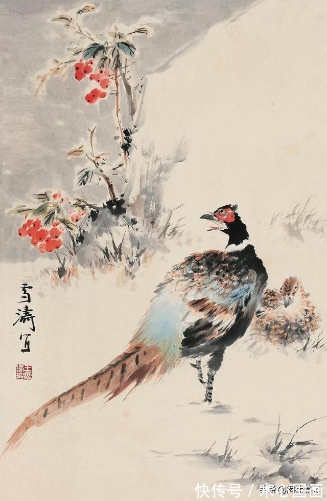 张书旗$中国画家笔下的大吉图:已知全五德 安逸胜凫鹝