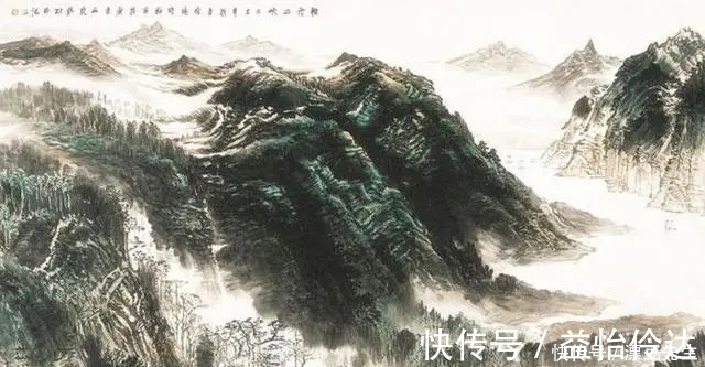 许钦松|许钦松,当代岭南画派中的大手笔!观他的山水画,画面气势如虹!