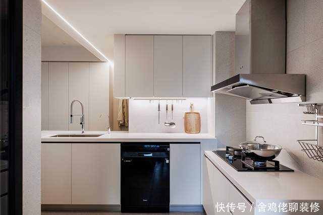 场面|87㎡小三居也有大开间，这才是家中的高级场面，简约而不简单