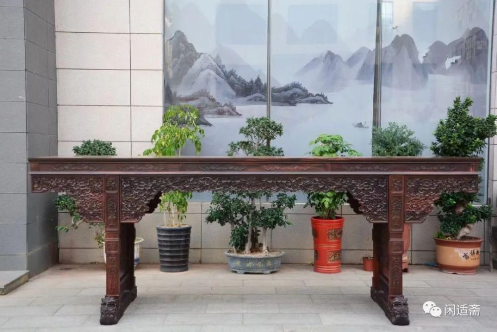 老挝|厅堂镇宅重器，老挝大红酸枝二膘老料，中堂红木家具十二件套