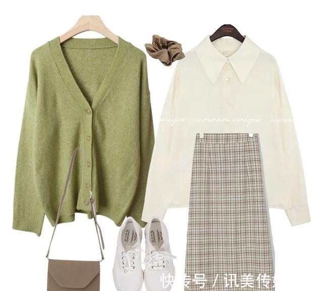 奶奶衫 今秋超美混搭CP,简直气质死了
