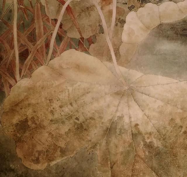 恬淡@佚名荷,画感细腻,笔墨朴素恬淡,真乃与自然对话