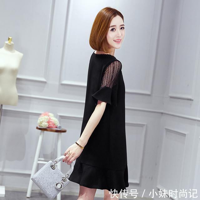 淑女|胖mm的淑女新衣,连衣裙让你充分绽放女王气场