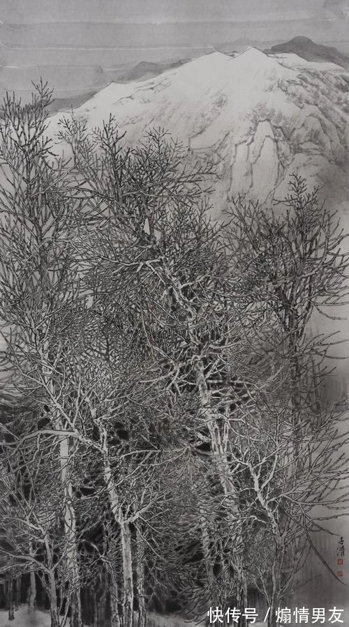 青绿@水墨与青绿,轻车熟路!徐子清山水画