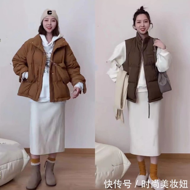 半身裙|论“一衣多穿”,就服这位素人博主,半身裙实用显瘦又显气质
