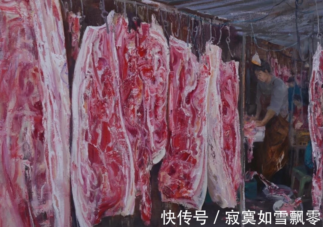 中国画$画家厉国军参展“写意气象 中国油画展” 展现潮起潮落的岁月印记