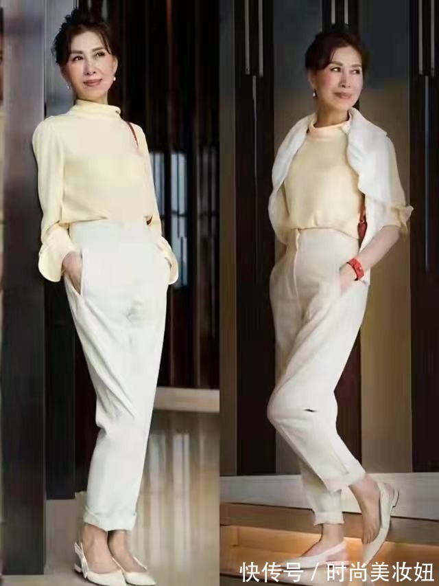 高跟鞋|年过60岁的女人,打扮要讲究,教你上下搭配法,洋气又高级