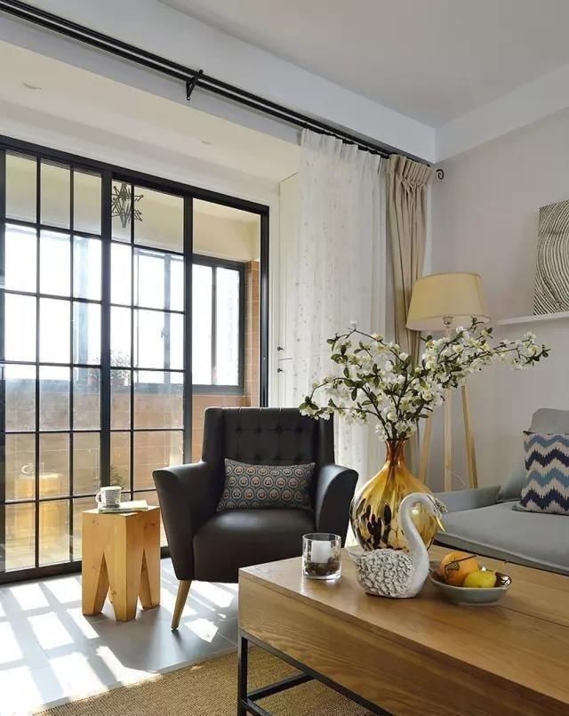 实用|100㎡现代简约风,全包下来15万,白色搁板太实用了