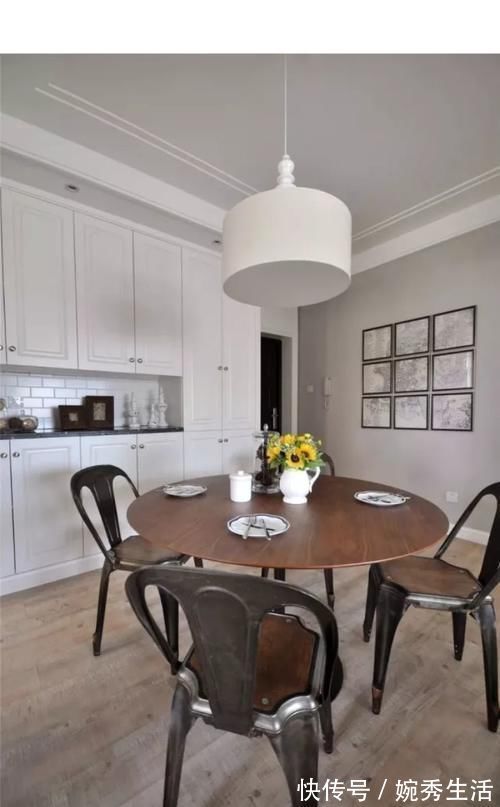 装饰画|86㎡清新美式，巧用隔断，小户型的收纳就要够多！