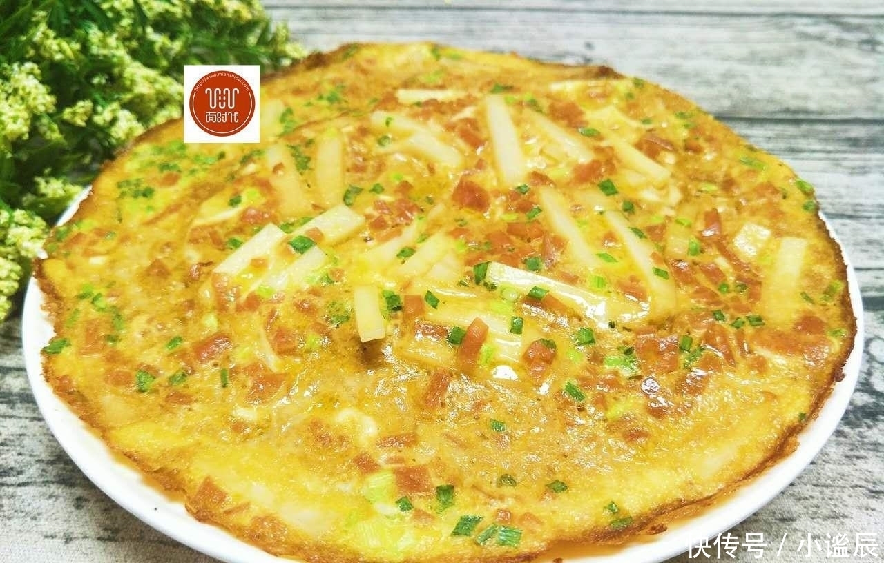 简单|两三分钟的营养早餐饼,每次做都不够吃,做法简单,一学就会