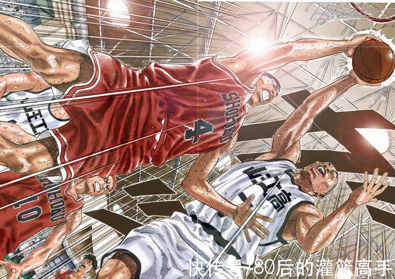 湘北|灌篮高手败给湘北后山王众人的状态,大河田不甘心,泽北没打够