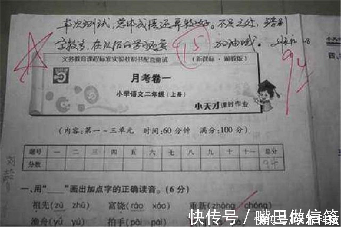 试卷|试卷上的“家长签字”走红，老师称赞：这才是真正关心孩子的家长