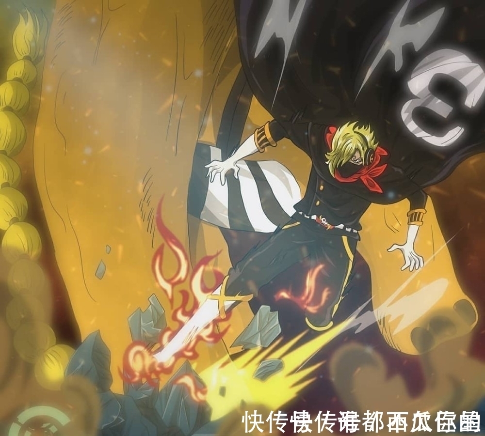 草帽|海贼王1022话:山治一人战双灾,本是一帅千年!却被一句话破功?