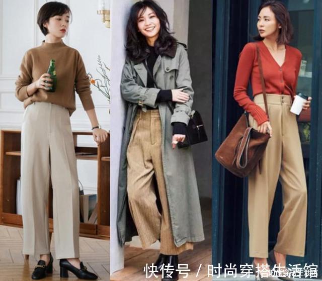 毛衣|初冬的裤子“穿松不穿紧”,1个思路和4个公式,尤其适合40岁女人