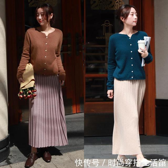 小开衫 春天流行的“小开衫”这样穿,简约大方又气质,太适合上班族了