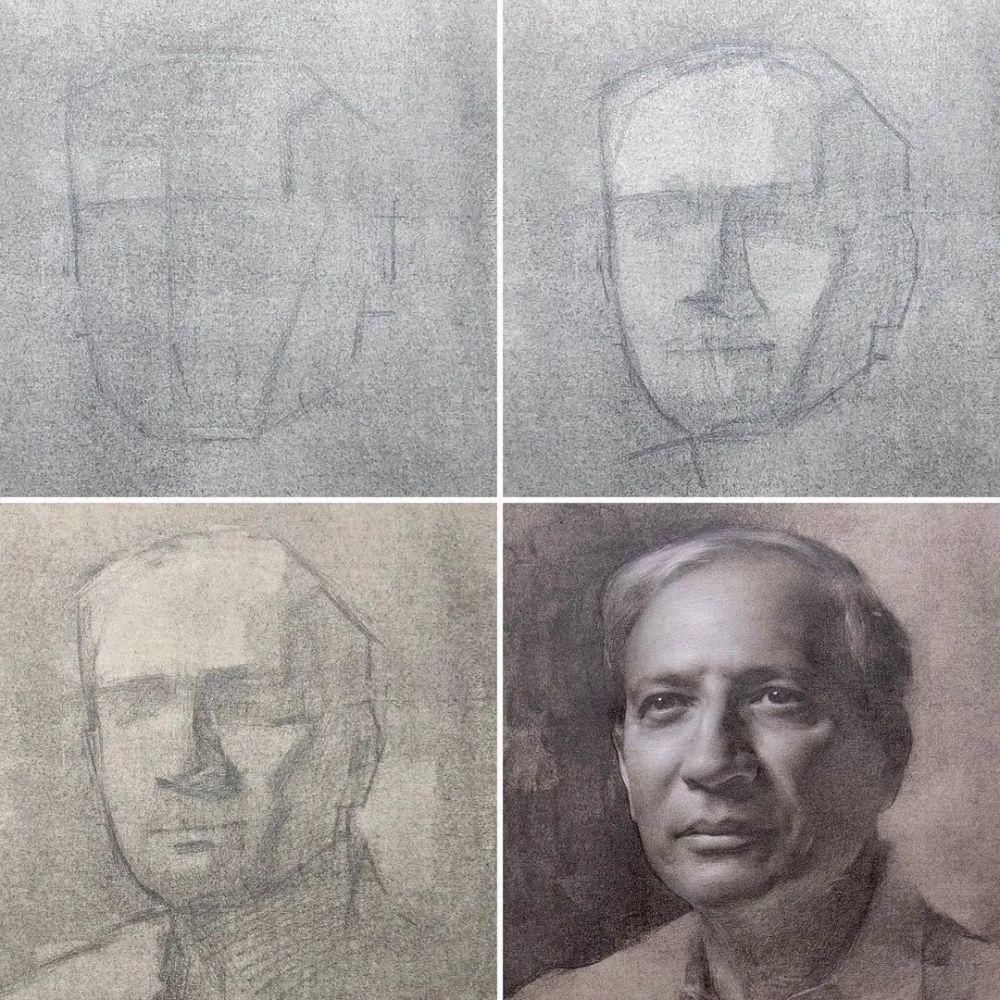 调子|很硬核，一张素描500万网友围观，绝美线条让你欲罢不能，看一百遍都不腻！