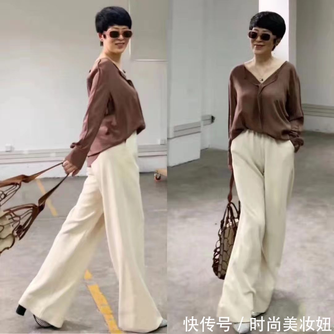 半身裙|这才是“奶奶辈”的衬衫穿搭,掌握4个穿搭技巧,优雅到骨子里