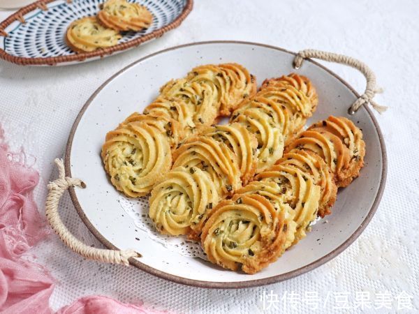 曲奇|#2021亲子烘焙组——“焙”感幸福#香葱曲奇