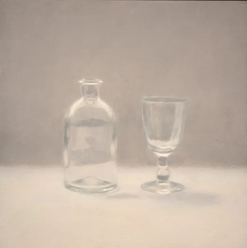 孤独感#柔和的光影和质感,她的静物画散发着一种孤独感!