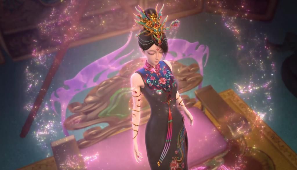 叶罗丽辛灵终于黑化,答应与曼多拉联手,紫色瞳孔冷漠表情太飒