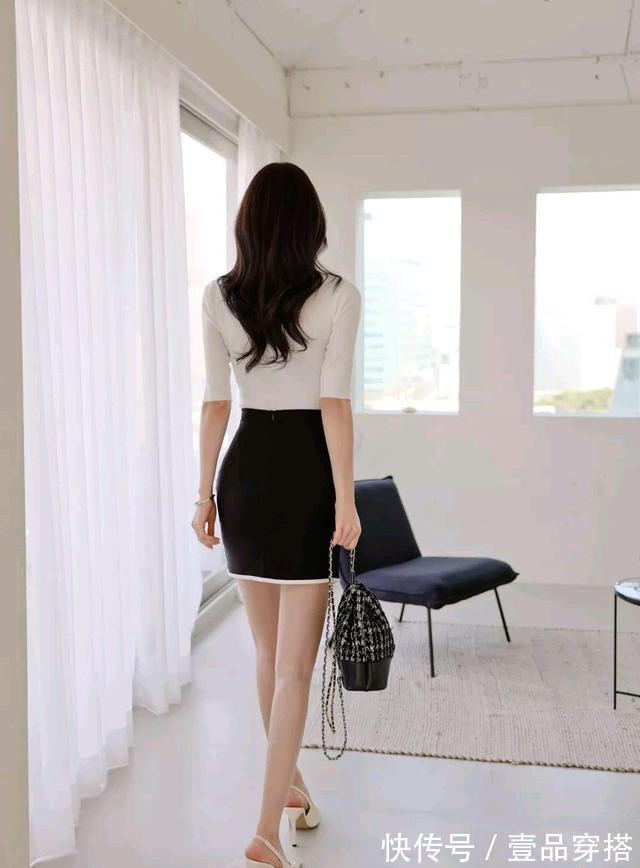 女神|女神孙允珠高清时尚搭配：浮华都市麦香奶酪色叠领衣裙