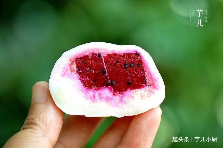 雪媚娘皮|七夕节,教你做一款网红水果甜点!做法简单又好吃!“甜”到心里