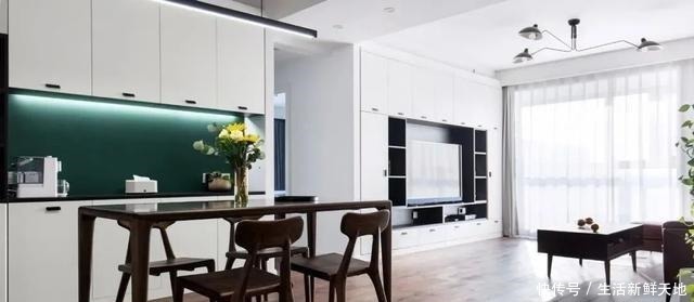 工作台|120㎡混搭风大两居，属于一家三口的自然安静森系小屋~！