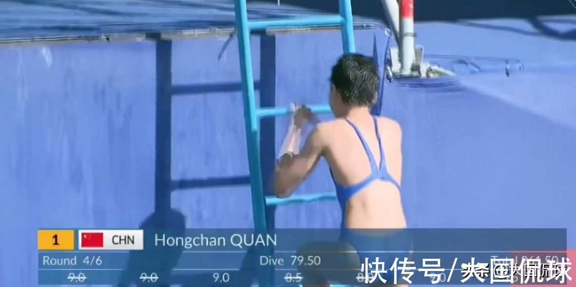面对镜头|全红婵克服跳海展现水花消失术！帮中国拿到奖牌，澳大利亚很绝望