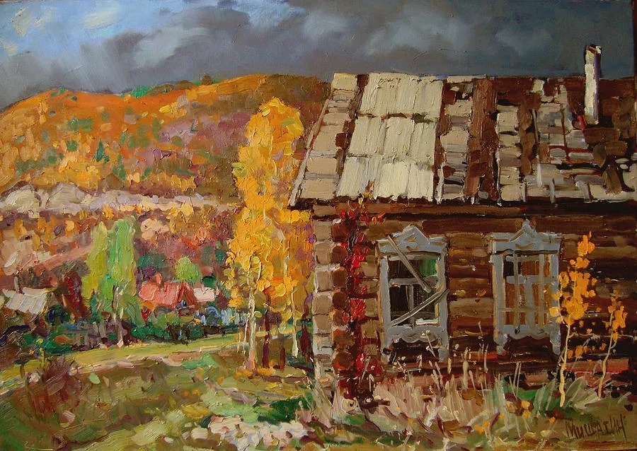 米沙金!俄罗斯画家米沙金的风景油画,美的不要不要的!