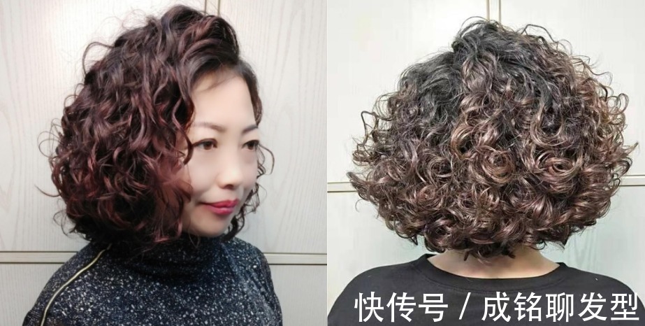 直发|60岁女人最好别留直发?试试这六款时髦的卷发,端庄大气又显年轻