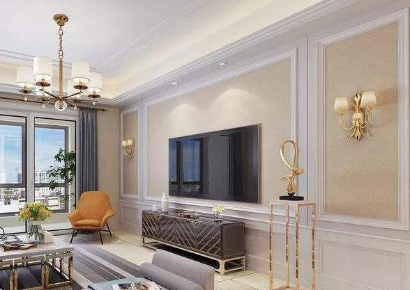 美观|客厅别再装大理石电视墙了，现在流行用它替代，美观大气还省钱