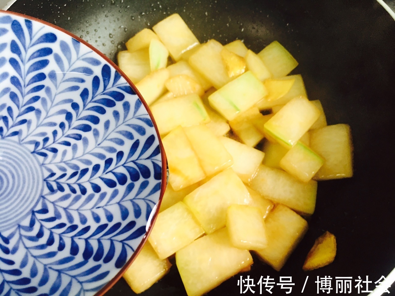 蚝油虾皮|蚝油虾皮炒冬瓜,低油低脂,美味健康