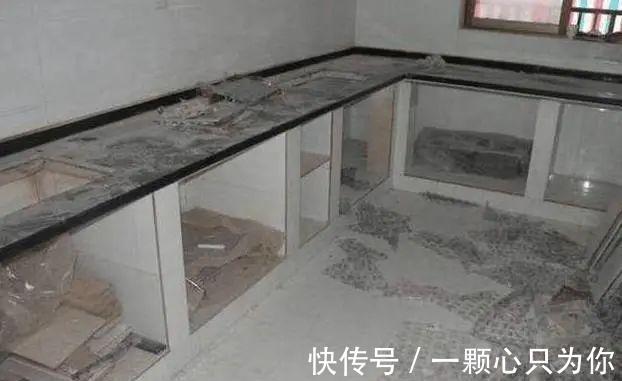 台面|晒晒老师傅给砌的橱柜,一共花了2000块,这效果3万都买不到!