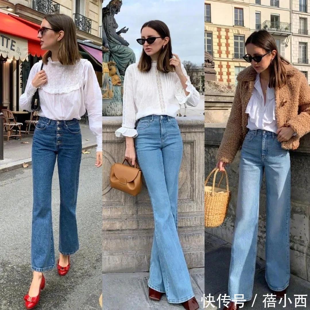 背心|法式牛仔裤怎么搭配?来看看博主的穿搭,照穿分分钟成为街拍达人