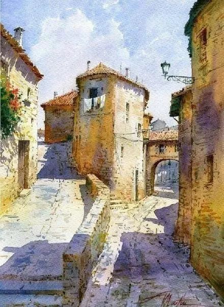 福斯蒂诺#光让人间充满精彩:西班牙画家福斯蒂诺的作品