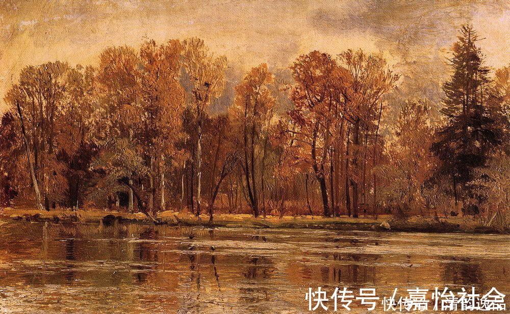 油画&俄罗斯油画大师,伊凡·伊凡诺维奇·希施金,风景油画作品选集