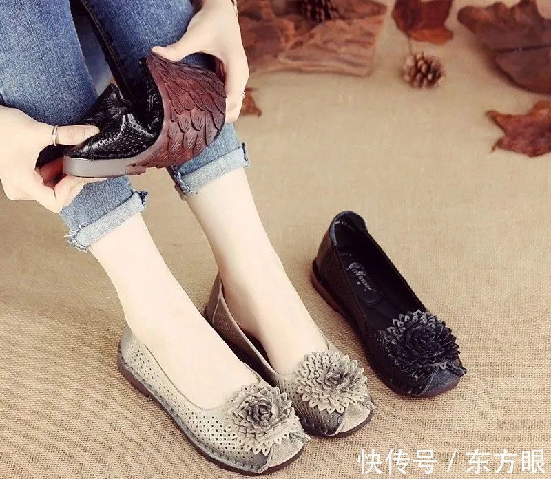 柔韧性 6070后妈妈穿嫩一点,这样的女鞋时髦洋气不累脚,好穿又不贵