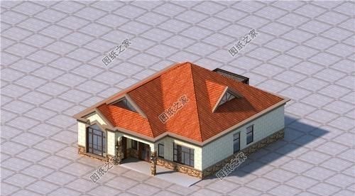 阁楼|一层半农村建房设计图,美观实用还经济,有这样的房子谁还住楼房