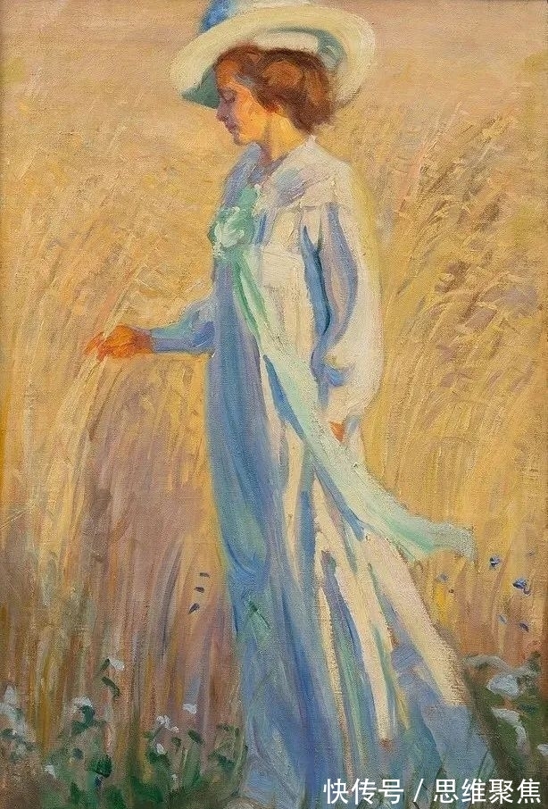 桑特里#笔意未尽的挥洒,印象派画家桑特里的绘画作品