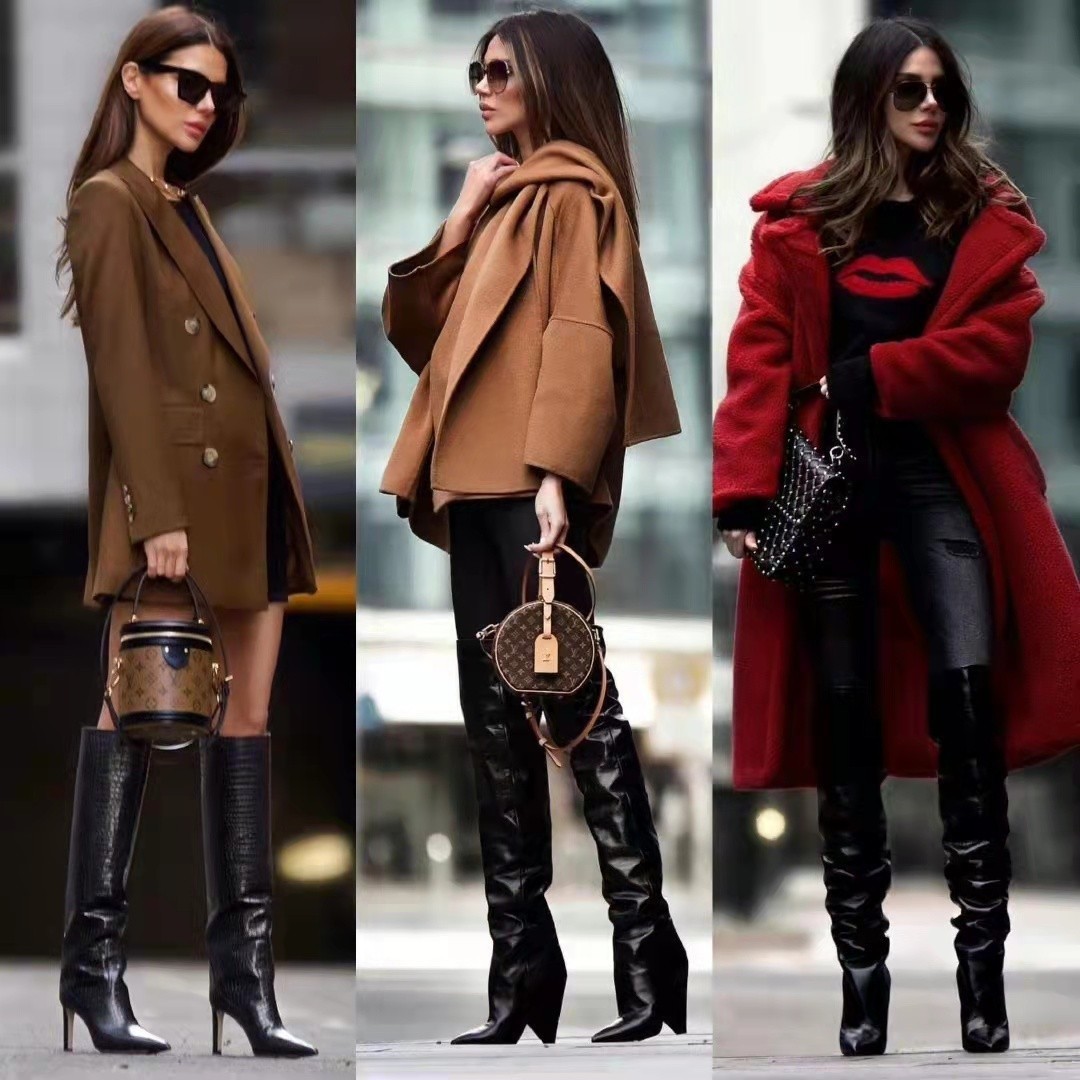 黑色|女生不穿一次高跟鞋, 总感觉会有遗憾, 快跟着“时髦精们”学穿搭