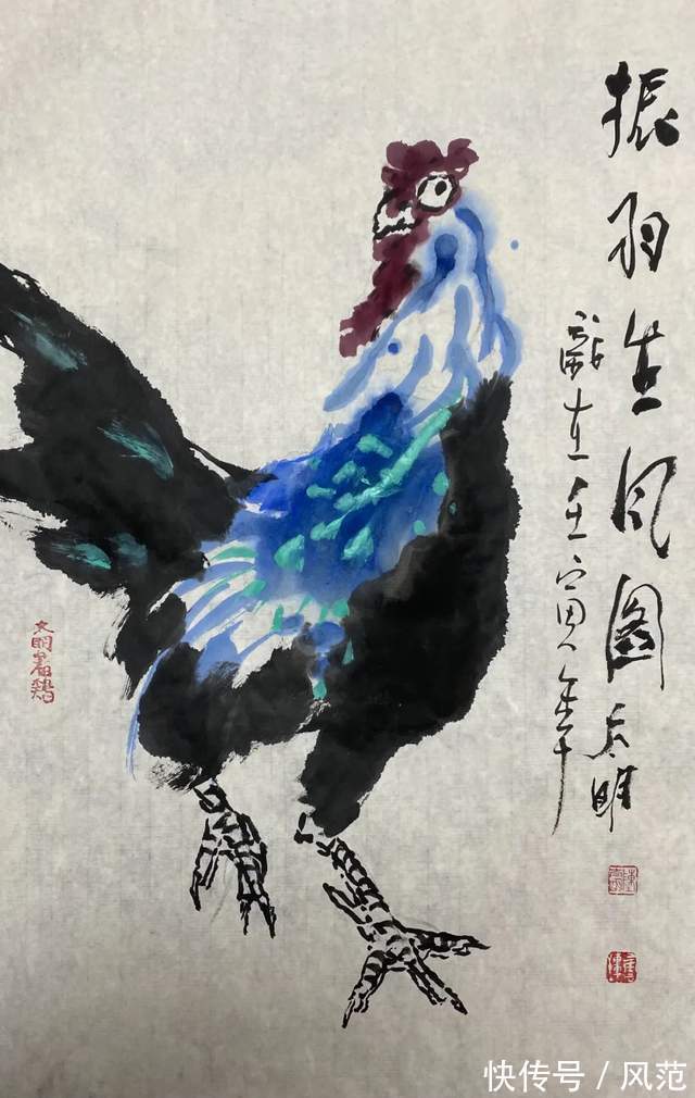 书画南北方@《书画南北方》陈太明画鸡虎年新作展