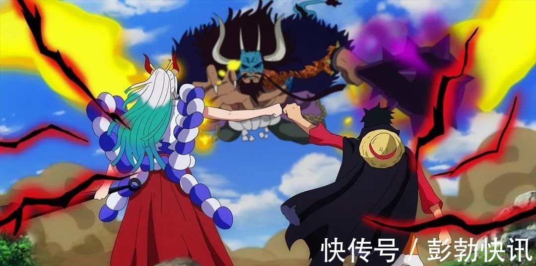 鬼岛之巅|海贼王1025话,和之国两条巨龙见面,路飞大和联手击中凯多